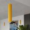 Suspension KARBON 1 Jaune Sollux | Suspension Design GU10