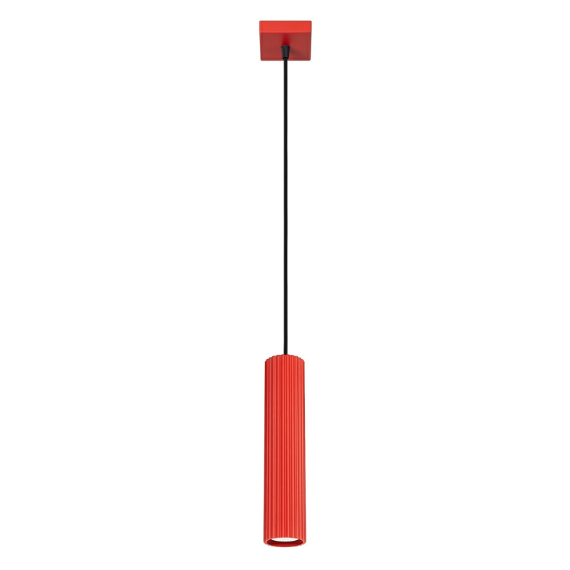 Suspension KARBON 1 Rouge Sollux | Suspension Design GU10