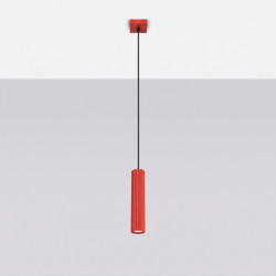 Suspension KARBON 1 Rouge Sollux | Suspension Design GU10
