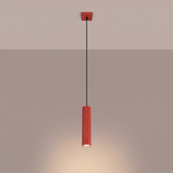 Suspension KARBON 1 Rouge Sollux | Suspension Design GU10