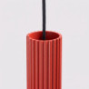 Suspension KARBON 1 Rouge Sollux | Suspension Design GU10
