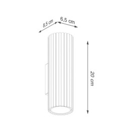 Applique Murale KARBON 20 Sauge Sollux | Luminaire Design GU10