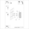 Applique Murale KARBON 20 Sauge Sollux | Luminaire Design GU10