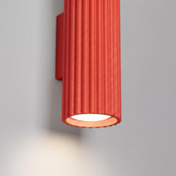Applique Murale KARBON 20 Rouge Sollux | Luminaire Design GU10