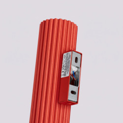 Applique Murale KARBON 20 Rouge Sollux | Luminaire Design GU10