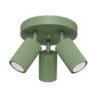 Plafonnier KARBON 3P Sauge Sollux | Luminaire Design GU10