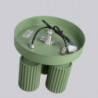 Plafonnier KARBON 3P Sauge Sollux | Luminaire Design GU10