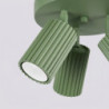 Plafonnier KARBON 3P Sauge Sollux | Luminaire Design GU10