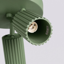 Plafonnier KARBON 3P Sauge Sollux | Luminaire Design GU10