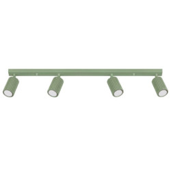Plafonnier KARBON 4L Sauge Sollux | Luminaire Design GU10