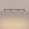 Plafonnier KARBON 4L Sauge Sollux | Luminaire Design GU10