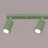 Plafonnier KARBON 4L Sauge Sollux | Luminaire Design GU10