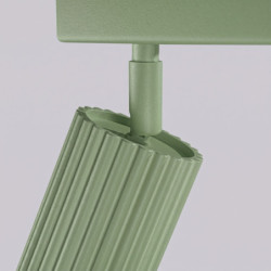 Plafonnier KARBON 4L Sauge Sollux | Luminaire Design GU10