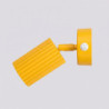 Applique murale KARBON jaune avec interrupteur