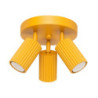 Plafonnier KARBON 3P Jaune Sollux | Luminaire Design GU10