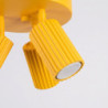 Plafonnier KARBON 3P Jaune Sollux | Luminaire Design GU10