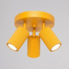 Plafonnier KARBON 3P Jaune Sollux | Luminaire Design GU10