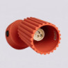 Applique Murale KARBON Rouge avec Interrupteur | Sollux Design