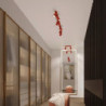 Applique Murale KARBON Rouge avec Interrupteur | Sollux Design