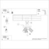 Plafonnier KARBON 3P Brun Sollux | Luminaire Design GU10