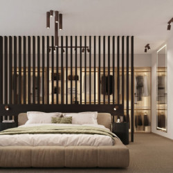 Plafonnier KARBON 3P Brun Sollux | Luminaire Design GU10