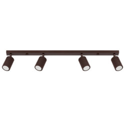 Plafonnier KARBON 4L Brun Sollux | Luminaire Design GU10