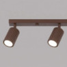 Plafonnier KARBON 4L Brun Sollux | Luminaire Design GU10