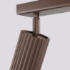 Plafonnier KARBON 4L Brun Sollux | Luminaire Design GU10