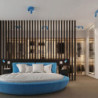 Applique Murale KARBON Azur avec Interrupteur SL.2377 Sollux