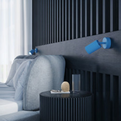 Applique Murale KARBON Azur avec Interrupteur SL.2377 Sollux