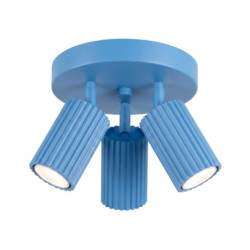 Plafonnier KARBON 3P Azur Sollux | Luminaire Design GU10