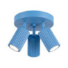 Plafonnier KARBON 3P Azur Sollux | Luminaire Design GU10