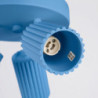 Plafonnier KARBON 3P Azur Sollux | Luminaire Design GU10