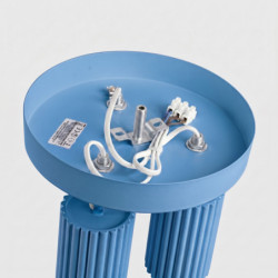 Plafonnier KARBON 3P Azur Sollux | Luminaire Design GU10
