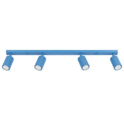 Plafonnier KARBON 4L Azur Sollux | Luminaire Design GU10