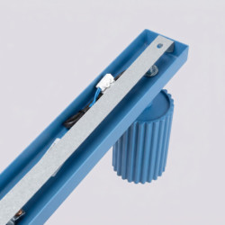 Plafonnier KARBON 4L Azur Sollux | Luminaire Design GU10