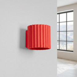 Applique Murale AURA Rouge G9 | Sollux