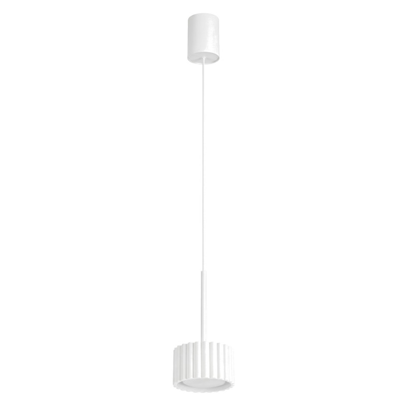 Suspension AURA 1 Blanche GX53 | Sollux