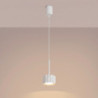 Suspension AURA 1 Blanche GX53 | Sollux