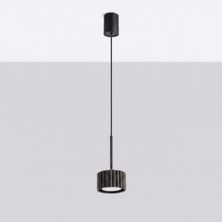 Suspension AURA 1 Noire GX53 | Sollux