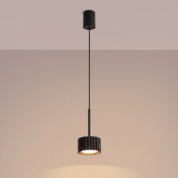 Suspension AURA 1 Noire GX53 | Sollux