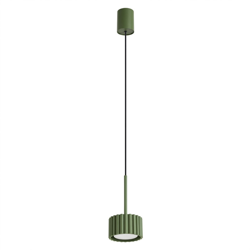 Suspension AURA 1 Vert Olive GX53 | Sollux