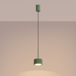 Suspension AURA 1 Vert Olive GX53 | Sollux