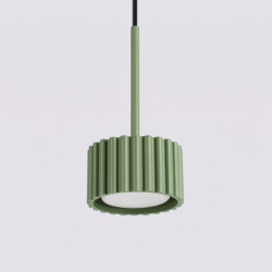 Suspension AURA 1 Vert Olive GX53 | Sollux
