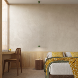 Suspension AURA 1 Vert Olive GX53 | Sollux