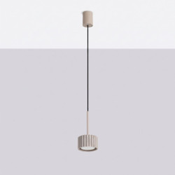 Suspension AURA 1 Taupe GX53 | Sollux