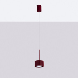 Suspension AURA 1 Bordeaux GX53 | Sollux