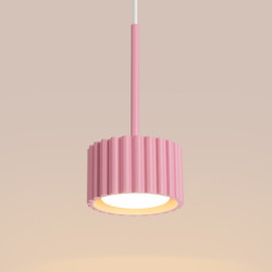 Suspension AURA 1 Rose GX53 | Sollux