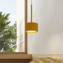 Suspension AURA 1 Jaune GX53 | Sollux