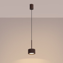 Suspension AURA 1 Brun GX53 | Sollux